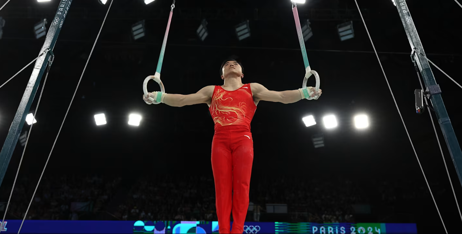 Gymnastics Rings Olympics. PC Olympics.com